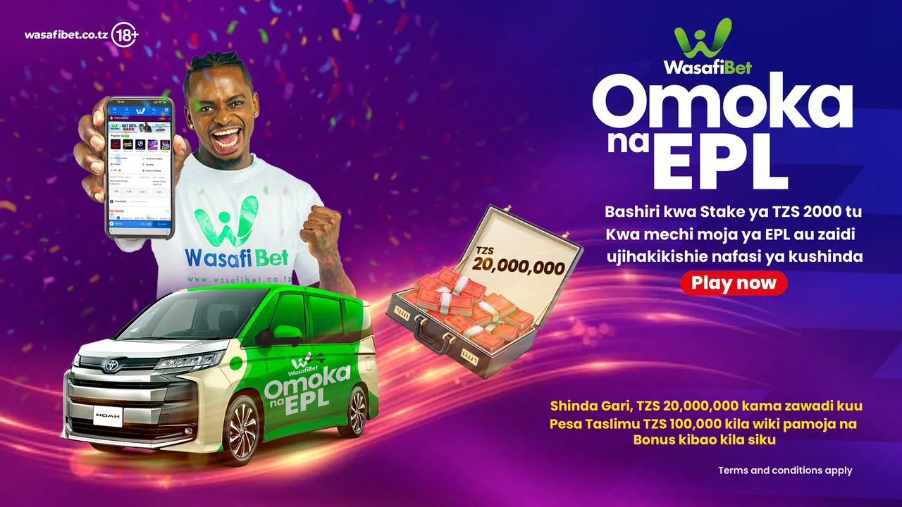WasafiBet Bonasi Tanzania — Bonus ya Wiki TZS 1,000 kwa M-Pesa